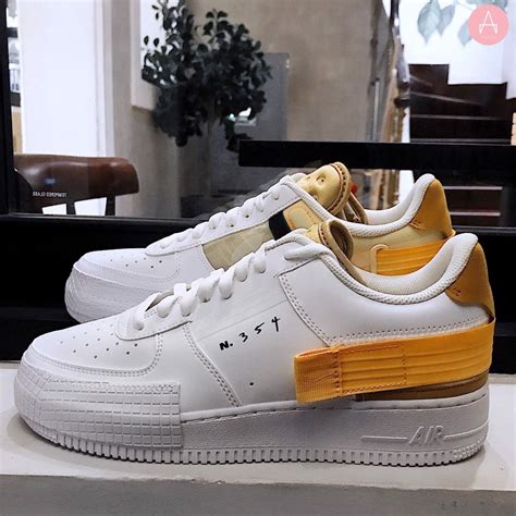 Nike Air Force 1 Type White Gold Men's 